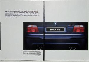 1998 BMW M5 Saloon Sales Brochure
