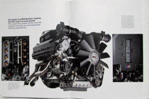 1998 BMW M5 Saloon Sales Brochure