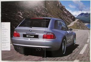 1998 BMW M Coupe Uncompromising in Performance Sales Brochure