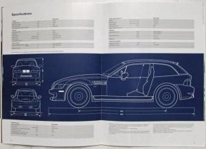 1998 BMW M Coupe Uncompromising in Performance Sales Brochure