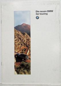1995 BMW 3 Series Touring Sales Brochure - German Text
