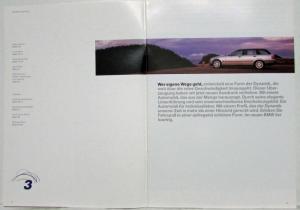 1995 BMW 3 Series Touring Sales Brochure - German Text