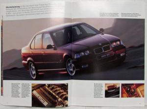 1995 BMW 3 Series Sedans Sales Brochure - German Text
