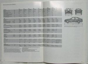 1995 BMW 3 Series Sedans Sales Brochure - German Text