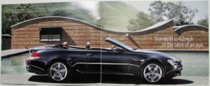 2006 BMW M6 Convertible Sales Brochure