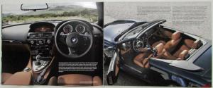 2006 BMW M6 Convertible Sales Brochure