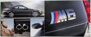 2006 BMW M6 Convertible Sales Brochure