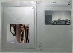 2002 BMW CS1 Concept Car Media Information Press Kit - French Text