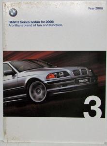 2000 BMW 3 Series Sedan Brilliant Blend of Fun and Function Sales Brochure