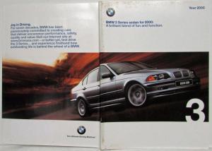 2000 BMW 3 Series Sedan Brilliant Blend of Fun and Function Sales Brochure