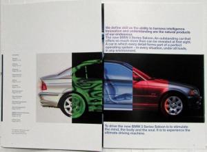 1998 BMW 3 Series Sedan New Dimension to the Driving Experience Sales Brochure