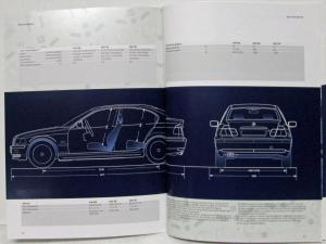 1998 BMW 3 Series Sedan New Dimension to the Driving Experience Sales Brochure