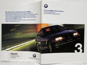 1998 BMW 3 Series Sedan New Dimension to the Driving Experience Sales Brochure