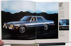 1983 Ford Fairmont Futura Options Features Sales Brochure CANADIAN