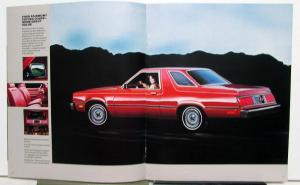 1983 Ford Fairmont Futura Options Features Sales Brochure CANADIAN