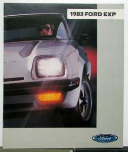1983 Ford EXP Sport Options Features Sales Brochure CANADIAN