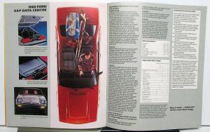 1983 Ford EXP Sport Options Features Sales Brochure CANADIAN