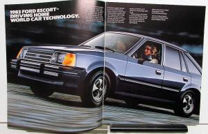 1983 Ford Escort Options Features Sales Brochure CANADIAN