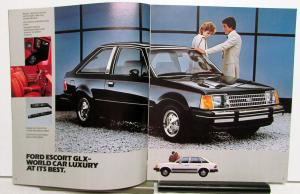 1983 Ford Escort Options Features Sales Brochure CANADIAN