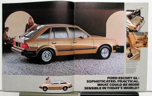 1983 Ford Escort Options Features Sales Brochure CANADIAN