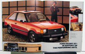 1983 Ford Escort Options Features Sales Brochure CANADIAN