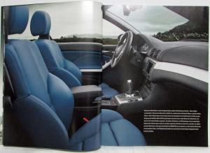 2003 BMW M3 Prestige Sales Brochure - German Text