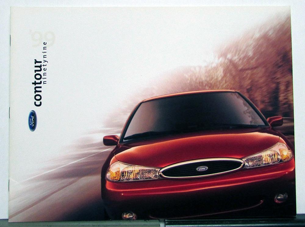 1999 Ford Contour Paint Colors Options Features Sales Brochure