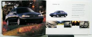 1999 Ford Contour Paint Colors Options Features Sales Brochure