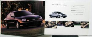 1999 Ford Taurus Paint Colors Options Features Sales Brochure