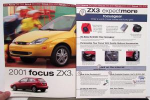 2001 Ford Focus ZX3 Paint Colors Options Features Sales Tri-Folder CANADIAN