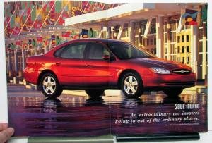 2001 Ford Taurus Paint Colors Options Features Sales Brochure CANADIAN