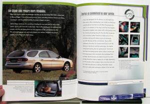 2001 Ford Taurus Paint Colors Options Features Sales Brochure CANADIAN