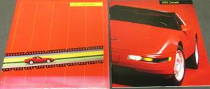 1991 Chevrolet Corvette Dealer Prestige Sales Brochure Convertible Coupe