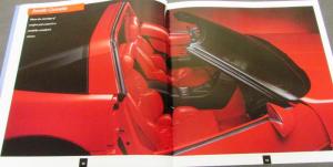 1991 Chevrolet Corvette Dealer Prestige Sales Brochure Convertible Coupe