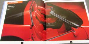 1991 Chevrolet Corvette Dealer Prestige Sales Brochure Convertible Coupe