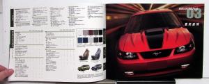 2003 Ford Mustang Expedition Explorer Focus F150 Features Sales Brochure CHINESE