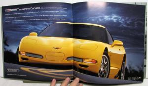 2002 Chevrolet Corvette Dealer Prestige Brochure Z06 Coupe Convertible C5-R