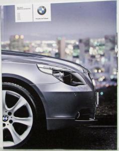 2003 BMW 5 Series Sedan Prestige Sales Brochure - 525i 530i 545i - German Text