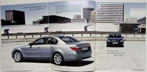 2003 BMW 5 Series Sedan Prestige Sales Brochure - 525i 530i 545i - German Text