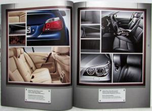 2003 BMW 5 Series Sedan Prestige Sales Brochure - 525i 530i 545i - German Text