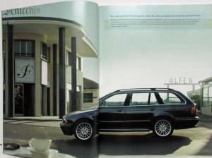 2001 BMW Dealer 5 Series Touring Prestige Sales Brochure - German Text