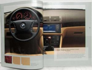 2001 BMW Dealer 5 Series Touring Prestige Sales Brochure - German Text