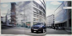 2003 BMW New X3 SAV Prestige Sales Brochure - 2.5i 3.0i 3.0d - German Text