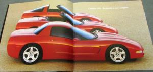 1999 Chevrolet Corvette Dealer Prestige Brochure Coupe Convertible LS1