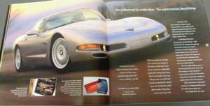 1999 Chevrolet Corvette Dealer Prestige Brochure Coupe Convertible LS1