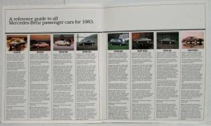 1983 Mercedes-Benz Full Line Small Sales Brochure