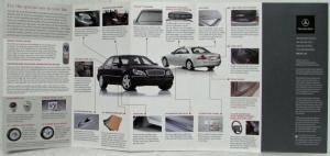 2005 Mercedes-Benz S CL and SL-Class Accessories Accordion Style Sales Folder