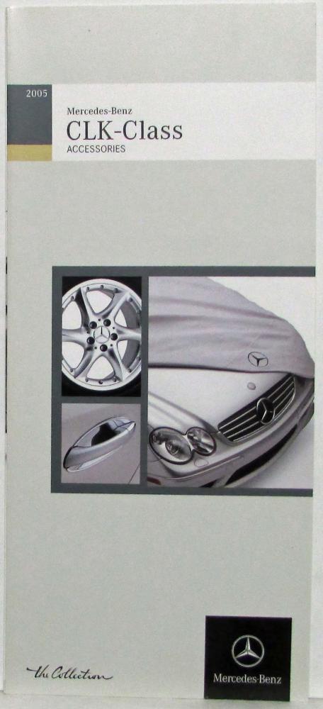 2005 Mercedes-Benz CLK-Class Accessories Accordion Style Sales Folder