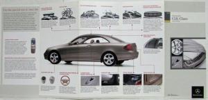 2005 Mercedes-Benz CLK-Class Accessories Accordion Style Sales Folder