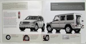 2005 Mercedes-Benz M-Class and G-Class Accessories Sales Brochure
